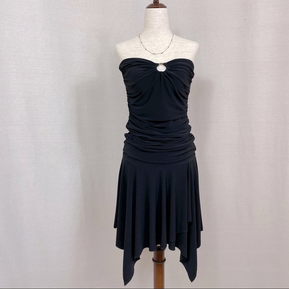 Voila Vintage Y2K Two Piece Strapless Top/Skirt Set